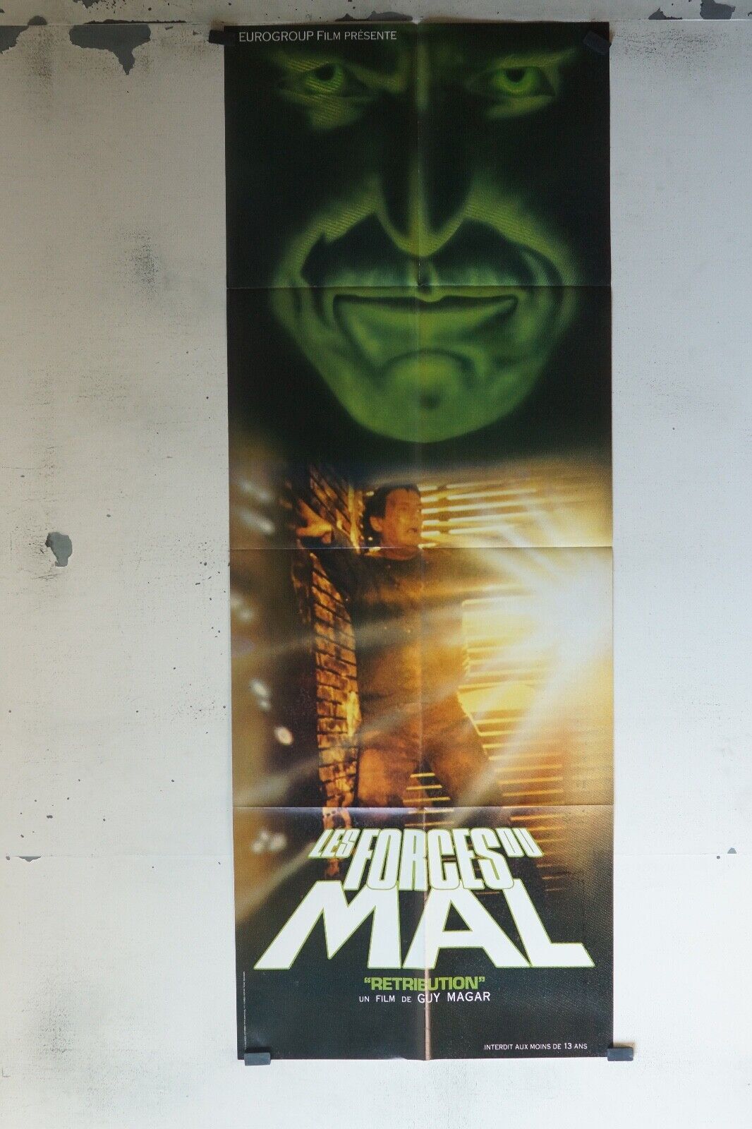 LES FORCES DU MAL MOVIE POSTER ORIGINAL 60x160 GUY MAGAR