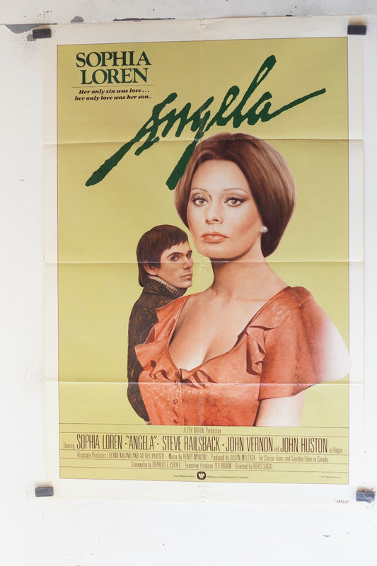 ANGELA (70X100) ORIGINAL MOVIE POSTER SOPHIA LOREN – STEVE RAILSBACK