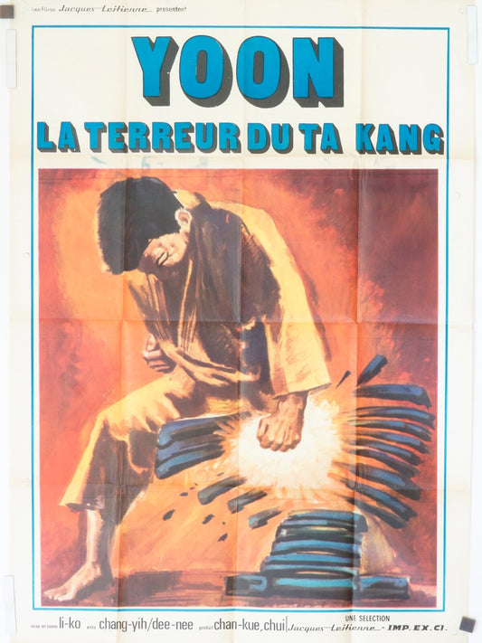 YOON LA TERREUR DU TA KANG MOVIE POSTER ORIGINAL (120X160)  CHANG-YIH
