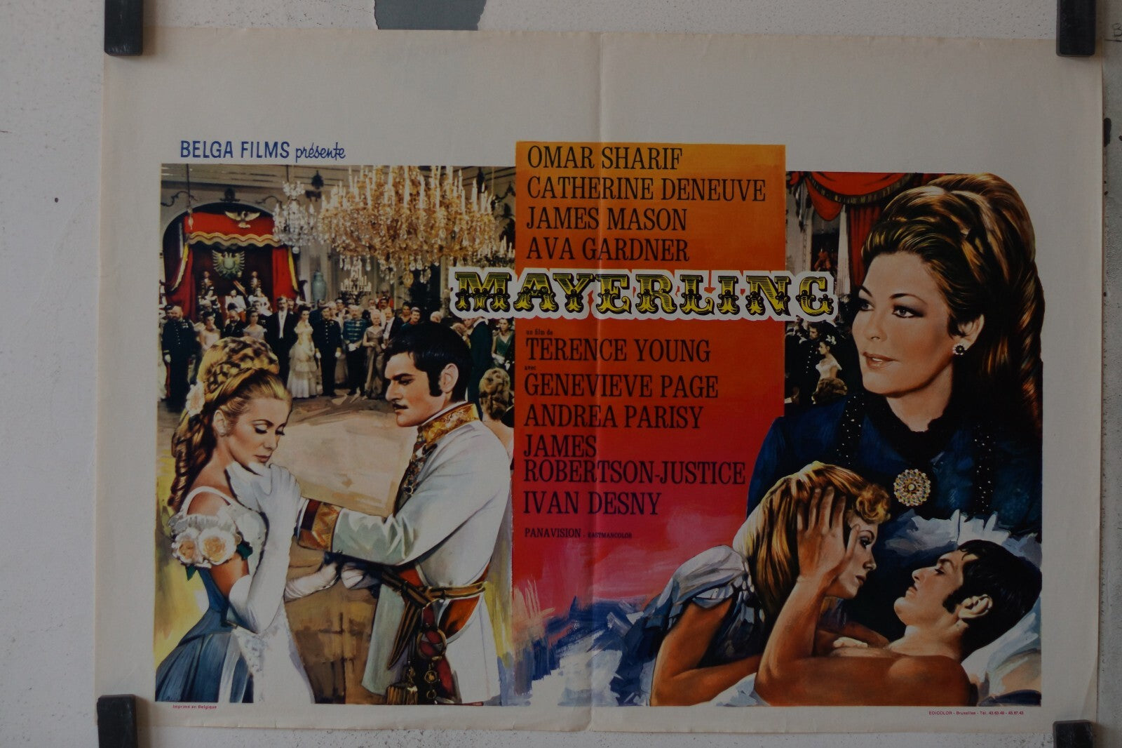 MAYERLING (POSTER BELGE ORIGINAL) 30x55, TERENCE YOUNG