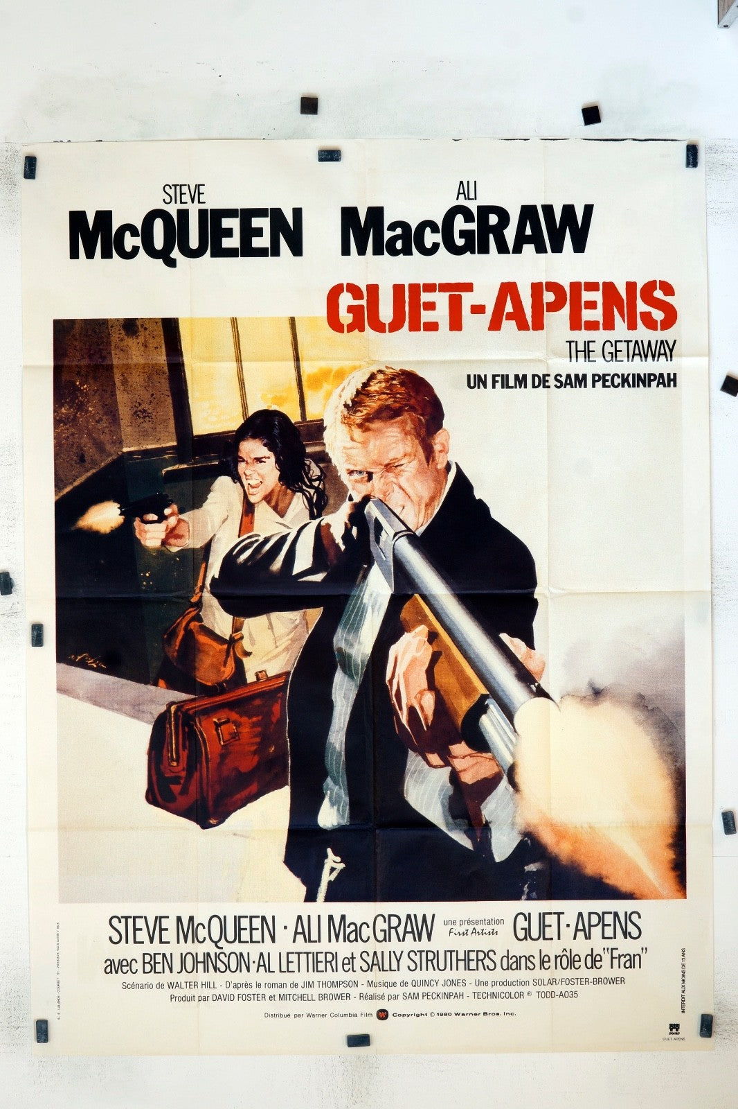 GUET-APENS MCQUEEN ORIGINAL MOVIE POSTER 120x160