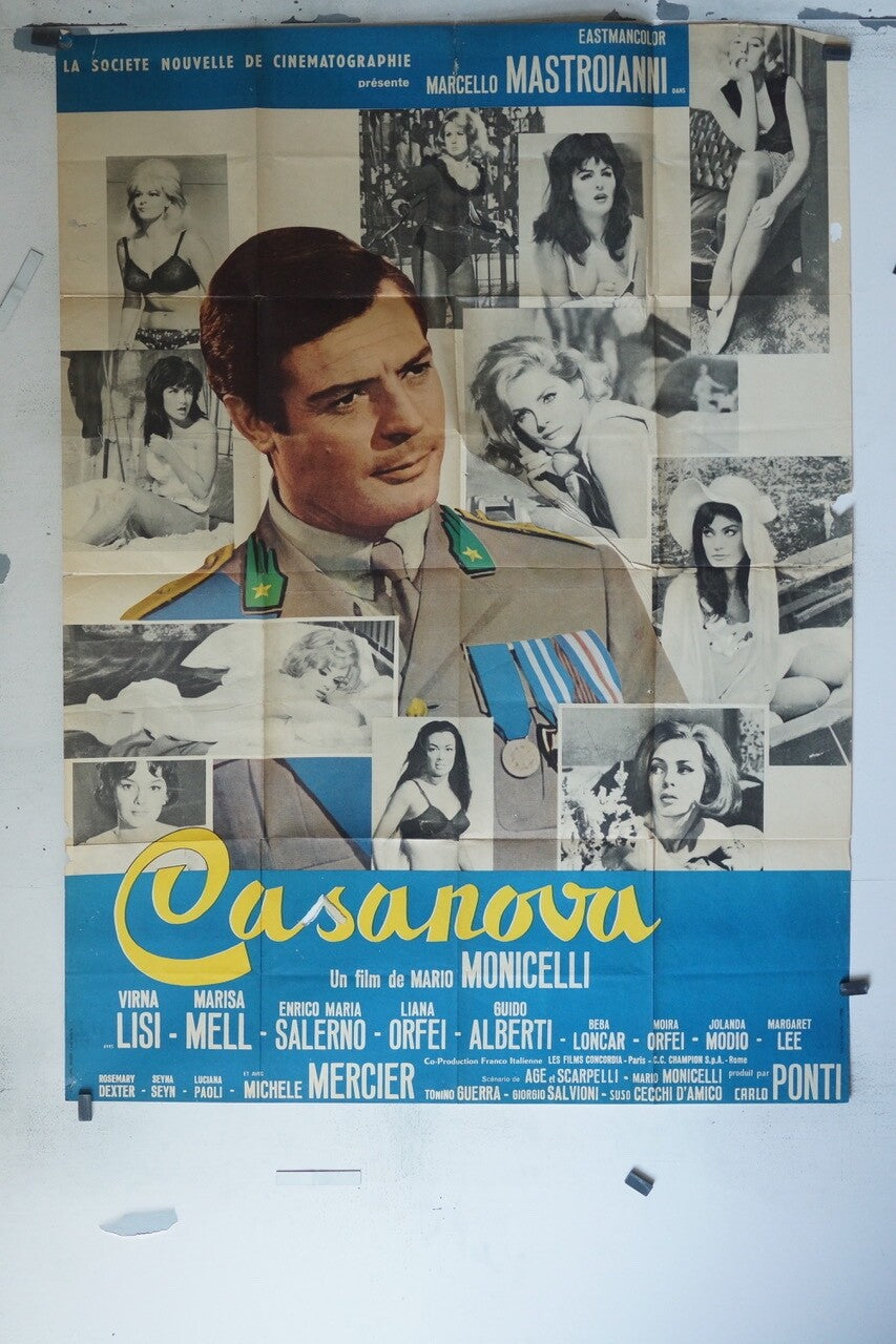 CASANOVA MOVIE POSTER ORIGINAL 120x160 VIRNA LISA – MARISA MELL