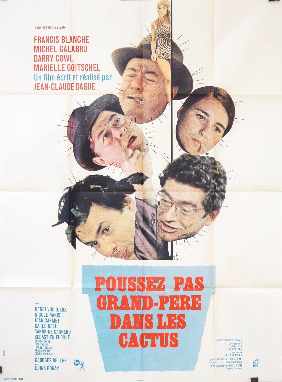 POUSSEZ PAS GRAND-PÈRE DANS LE CACTUS ORIGINAL MOVIE POSTER ORIGINAL (120x160)