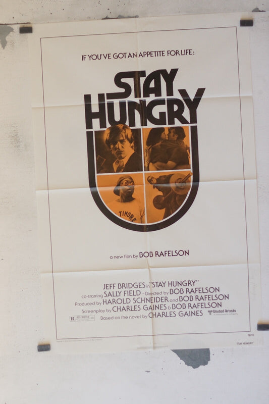 STAY HUNGRY (70X100) ORIGINAL MOVIE POSTER BARBARA STREISAND, GEORGE SEGAL