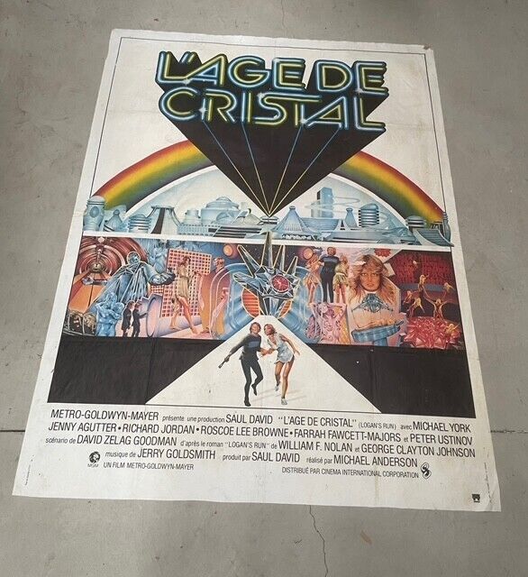 L'ÂGE DE CRISTAL, MICHAEL YORK, MOVIE POSTER ORIGINAL 120x160