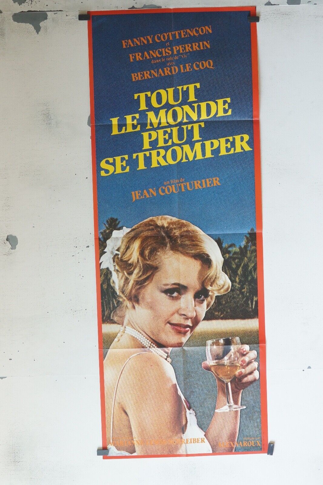 TOUT LE MONDE PEUT SE TROMPER POSTER ORIGINAL (60x160) FANNY COTTENÇON