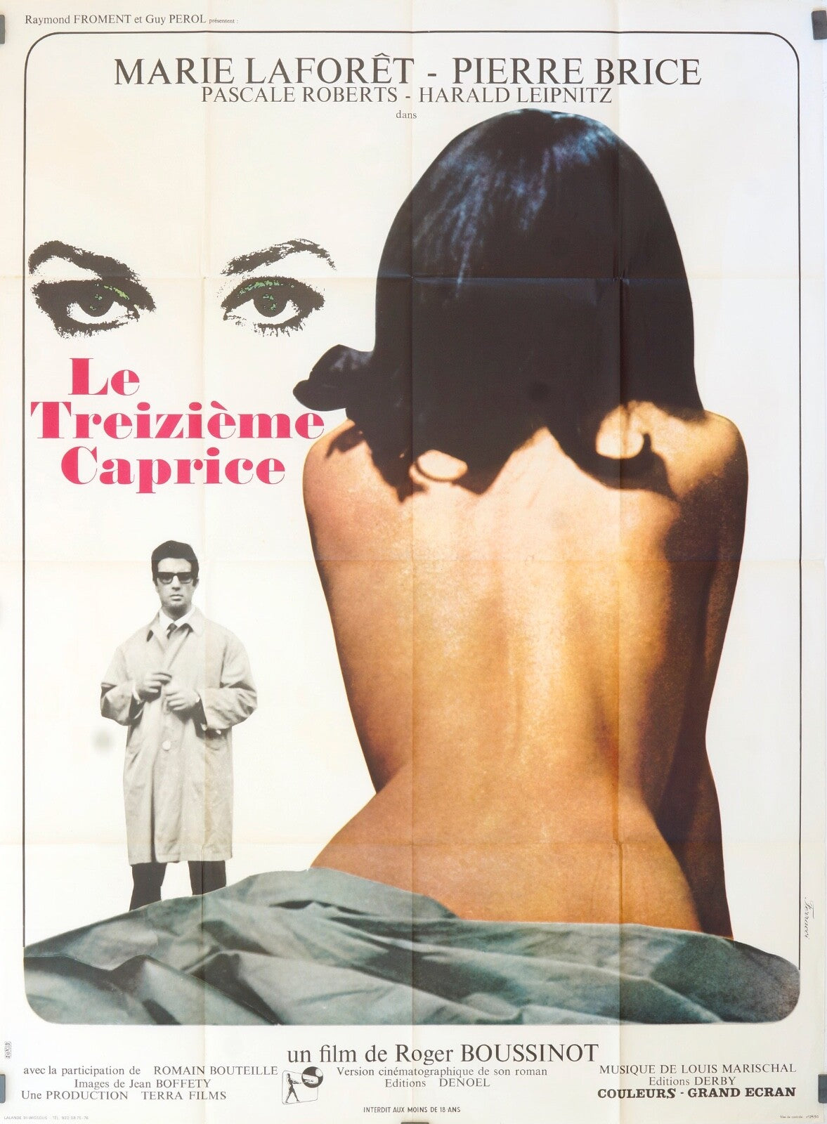 LE 13 EME UN TRAITRE MOVIE POSTER ORIGINAL 120x160 DONALD O’BRIEN