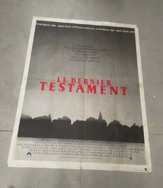 LE DERNIER TESTAMENT, LYNNE LITTMAN MOVIE POSTER ORIGINAL 120x160