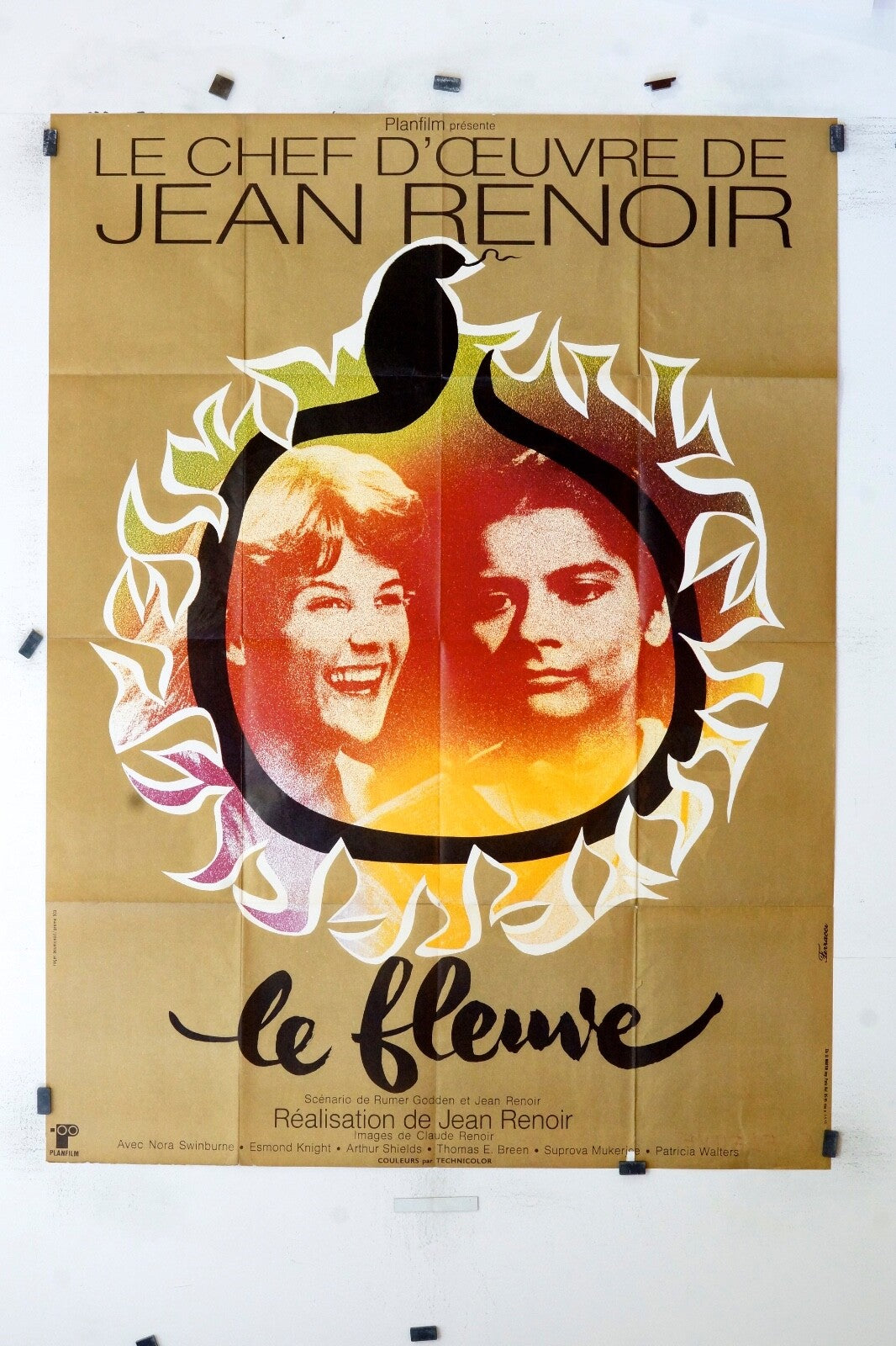 LE FLEUVE  JEAN RENOIR MOVIE POSTER ORIGINAL 120x160