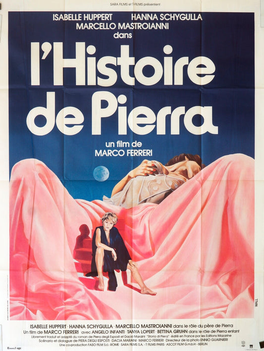L’HISTOIRE DE PIERRA MOVIE POSTER ORIGINAL 120x160 ISABELLE HUPPERT