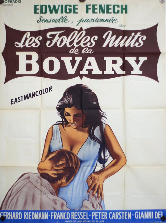 LES FOLLES NUIT DE LA BOVARY EDWIGE FENECH MOVIE POSTER ORIGINAL 120x160
