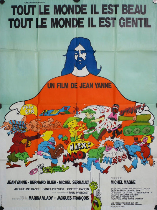 TOUT LE MONDE IL EST BEAU, TOUT LE MONDE MOVIE POSTER ORIGINAL 120x160