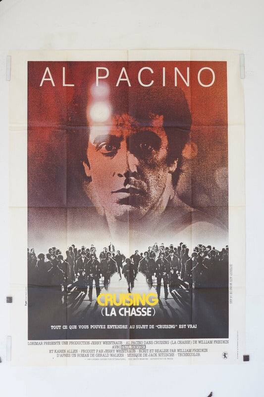 CRUSING (LA CHASSE) ORIGINAL MOVIE POSTER 120x160 AL PACINO