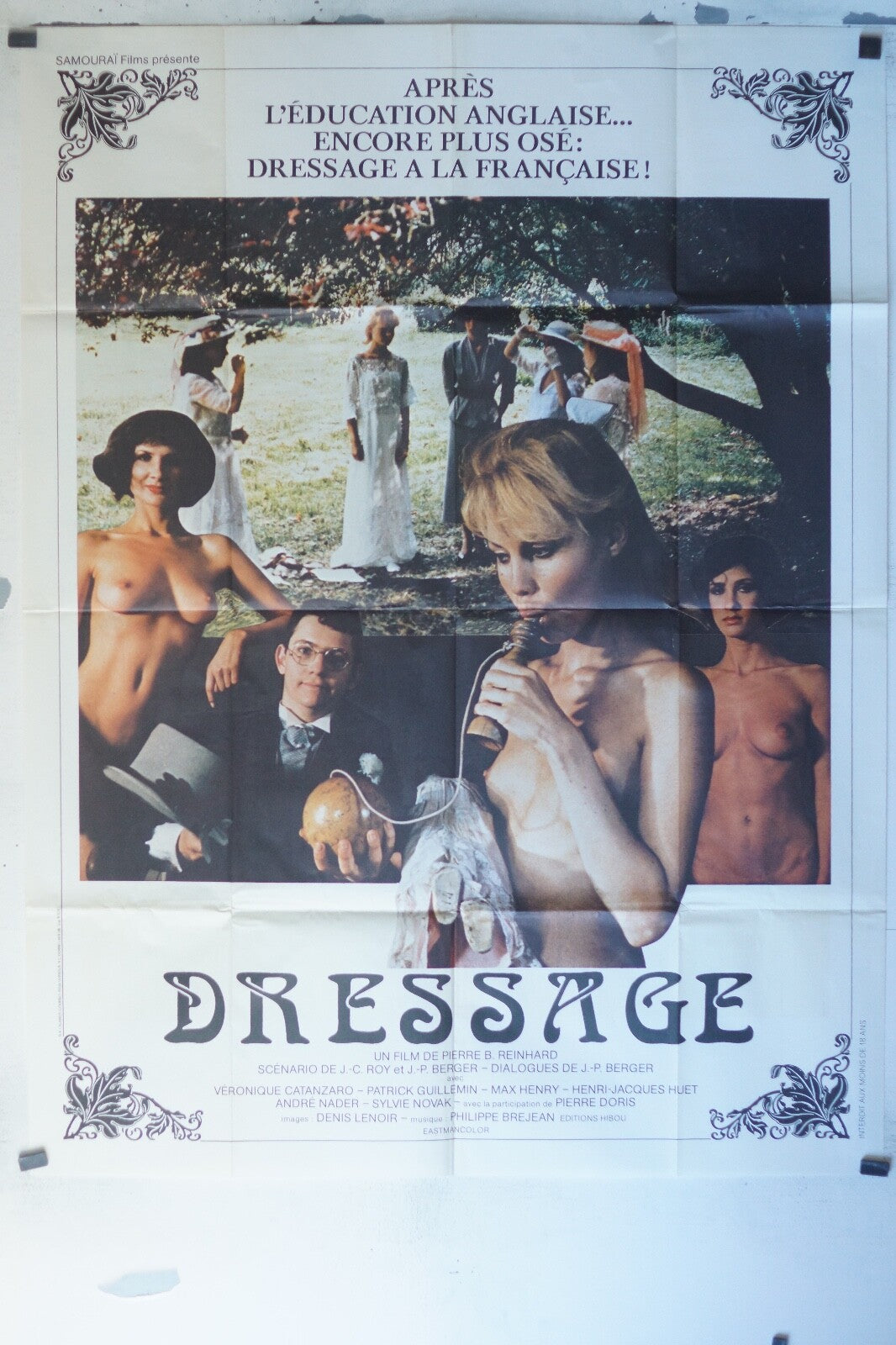 DRESSAGE MOVIE POSTER ORIGINAL 120x160 VÉRONIQUE CATANZARO