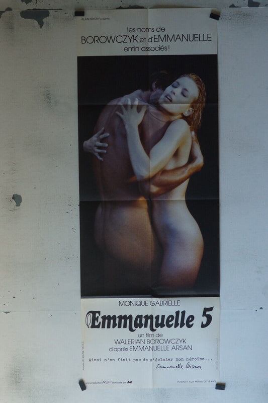 EMMANUELLE 5 POSTER ORIGINAL 60x160 MONIQUE GABRIELLE