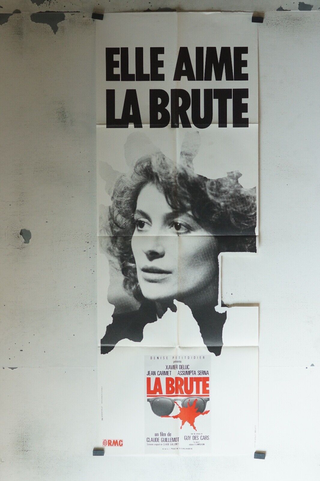 UNE FEMME EN PÉRIL ORIGINAL 60x160 KELLY McGILLIS