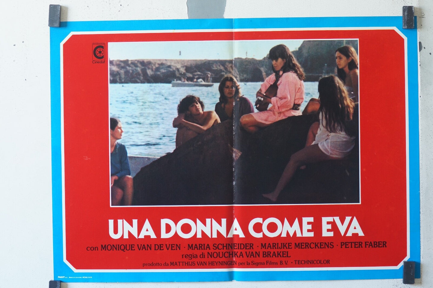 DANS L’ENFER DE CORREGIDOR MOVIE POSTER ORIGINAL 55x37 Dennis Weaver , Vera 