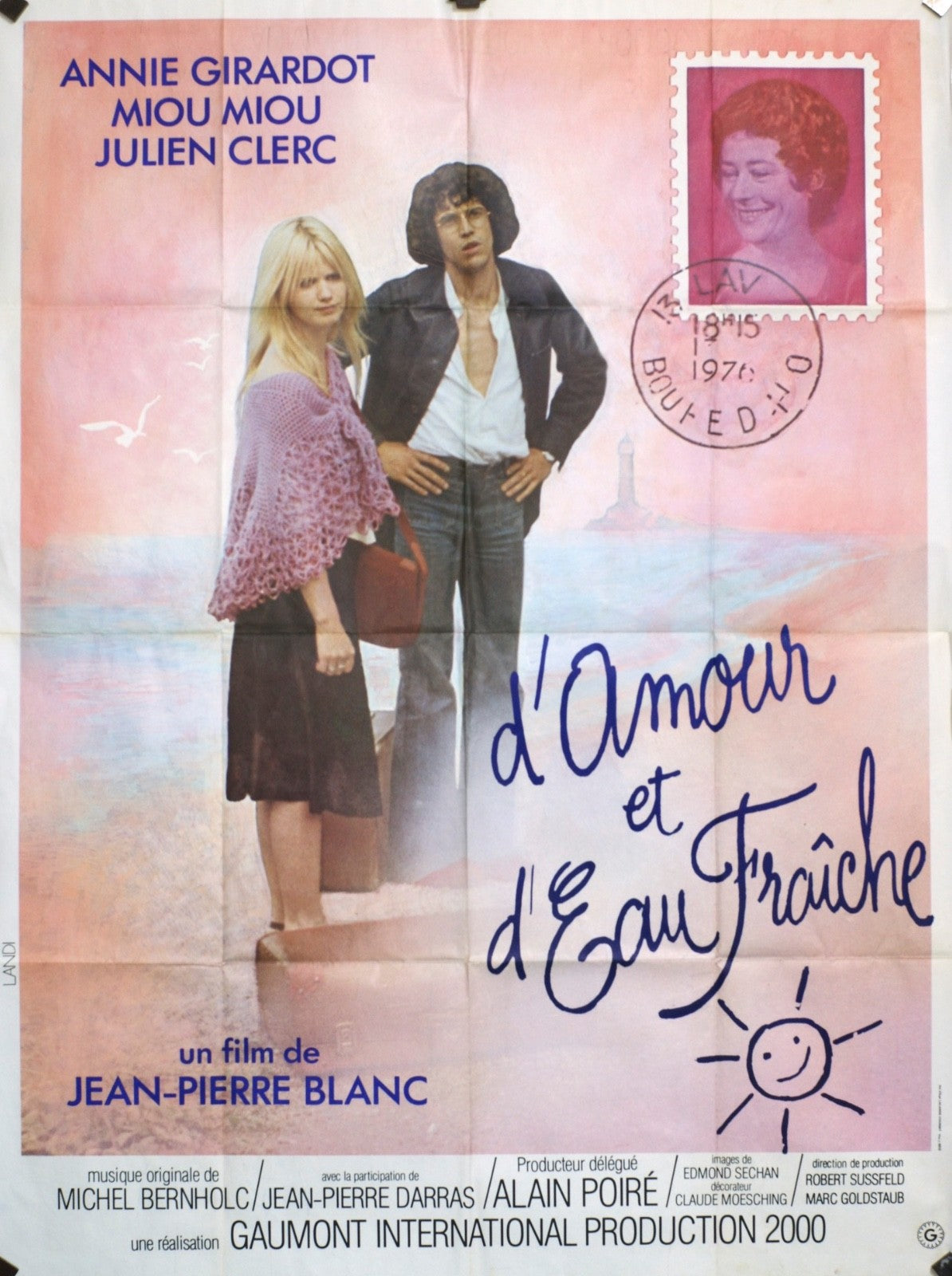 D’AMOUR ET D’EAU FRAÎCHE ANNIE GIRARDOT MOVIE POSTER ORIGINAL120x160