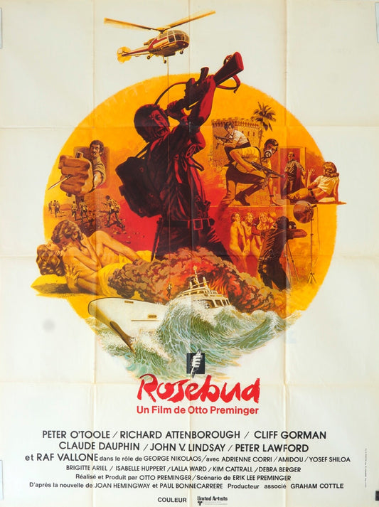 ROSEBUD MOVIE POSTER ORIGINAL (120x160) PETER O’TOOLE
