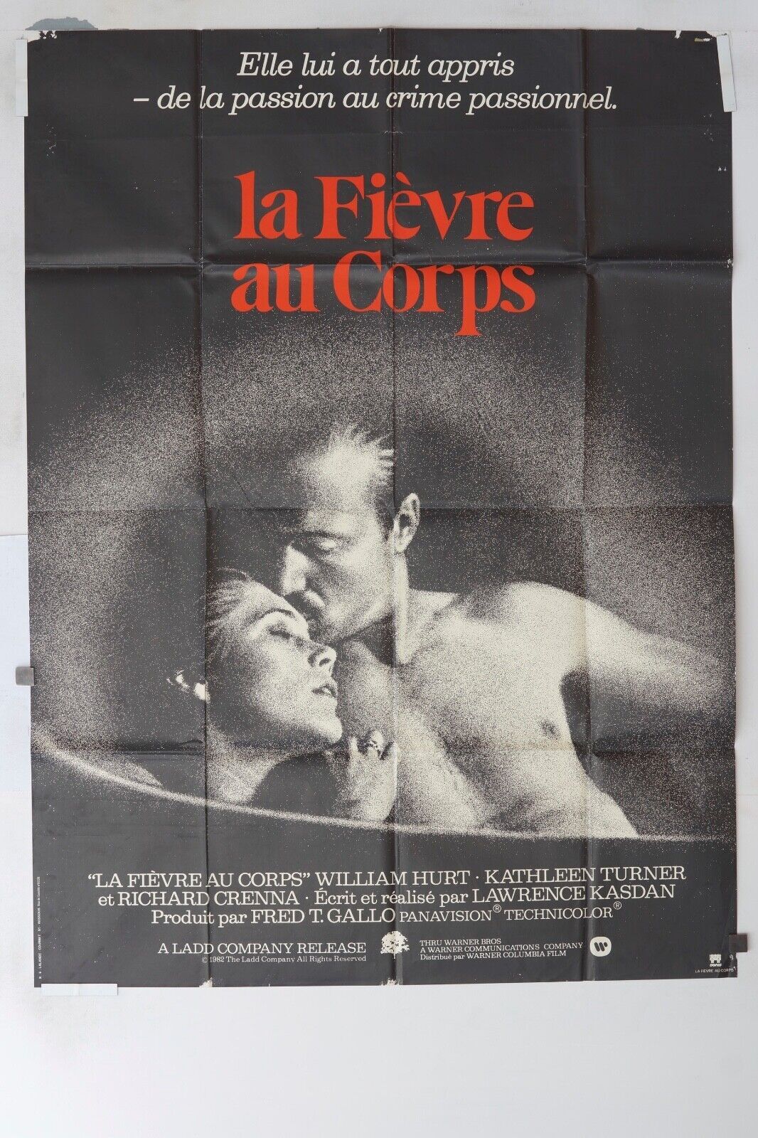 LA FIÈVRE AU CORPS MOVIE POSTER ORIGINAL 120x160 WILLIAM HURT