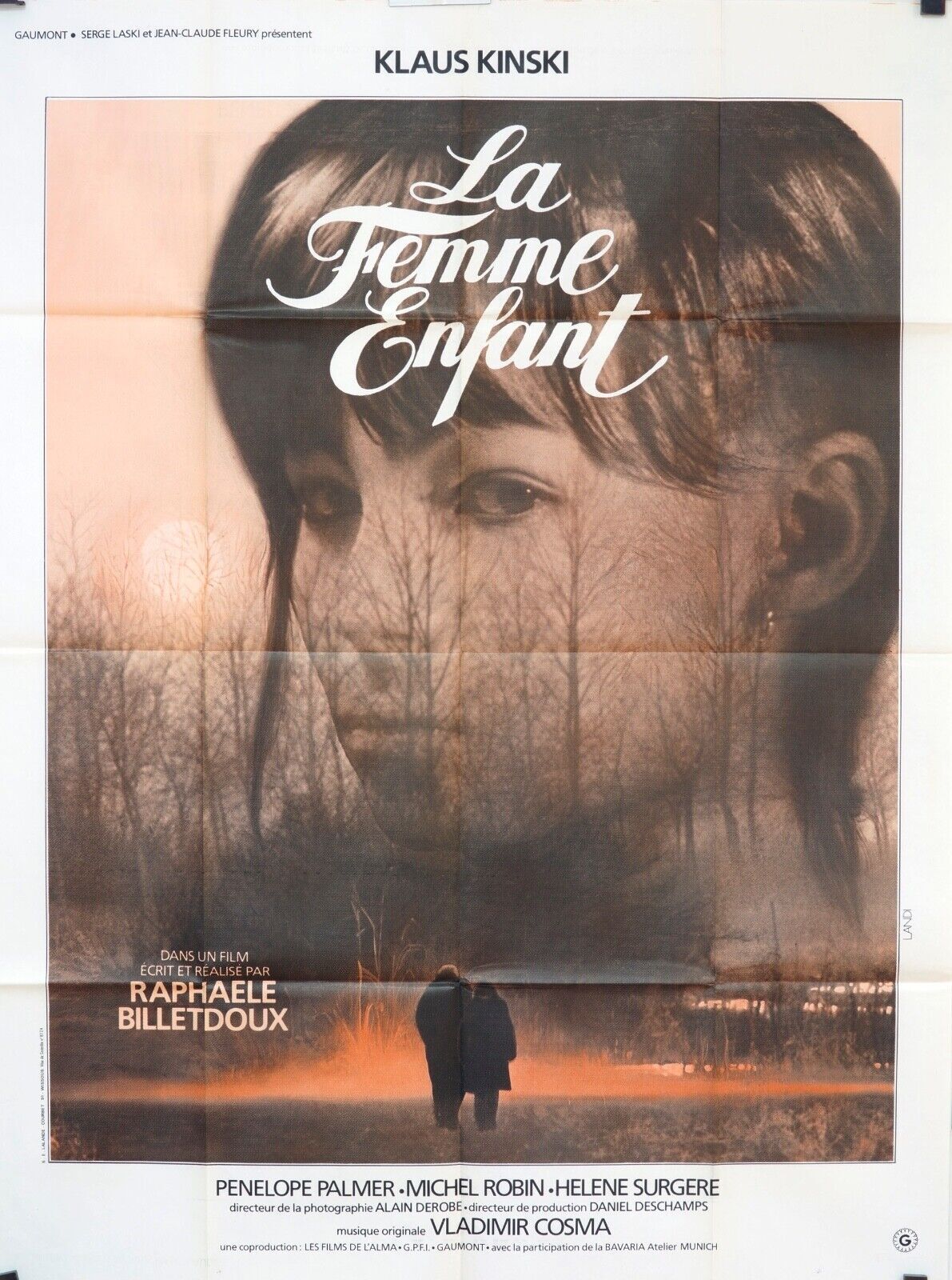 LA FEMME ENFANT MOVIE POSTER ORIGINAL (120X160) EDWARD WOODWARD