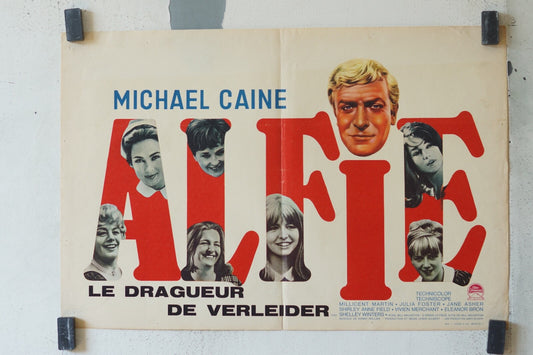 ALFIE, belge ORIGINAL MOVIE POSTER 30x55 Michael Caine , Shelley Winters 