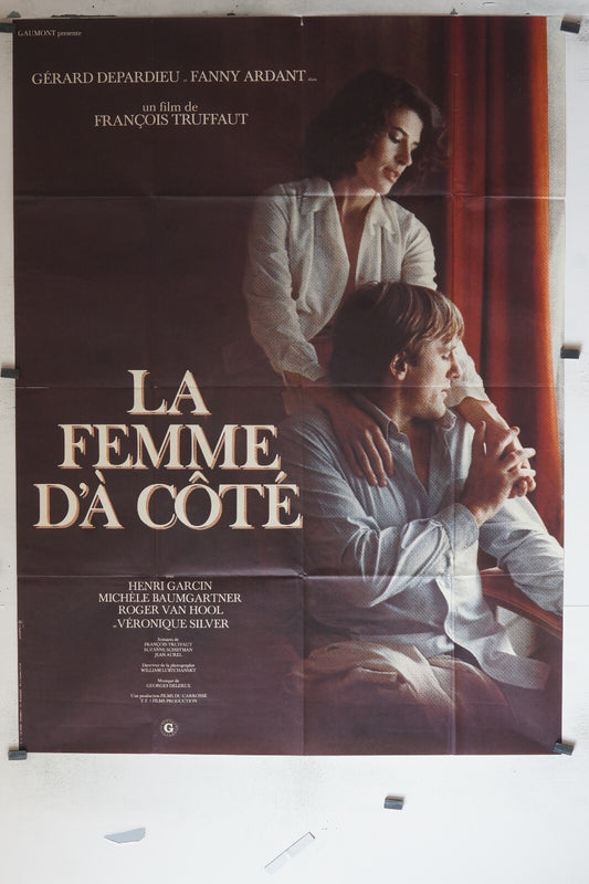 FEMME D’A COTE (LA) MOVIE POSTER ORIGINAL (120x160), François Truffaut,