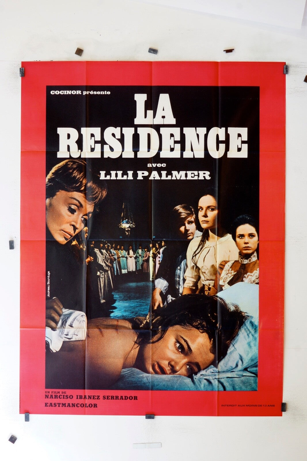 LA RÉSIDENCE LILI PALMER MOVIE POSTER ORIGINAL 120x160