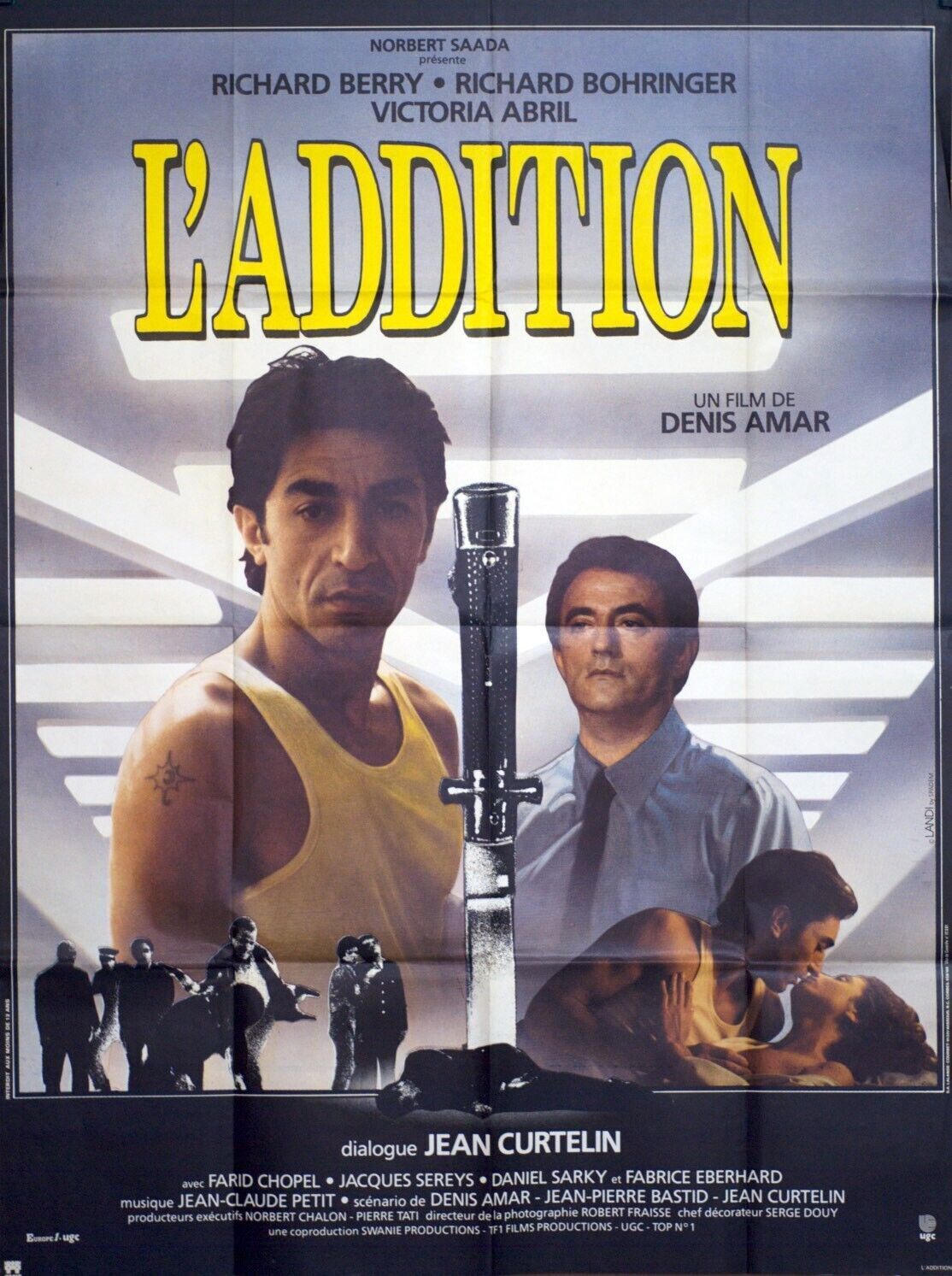 L’ADDITION ORIGINAL MOVIE POSTER 120x160 RICHARD BERRY