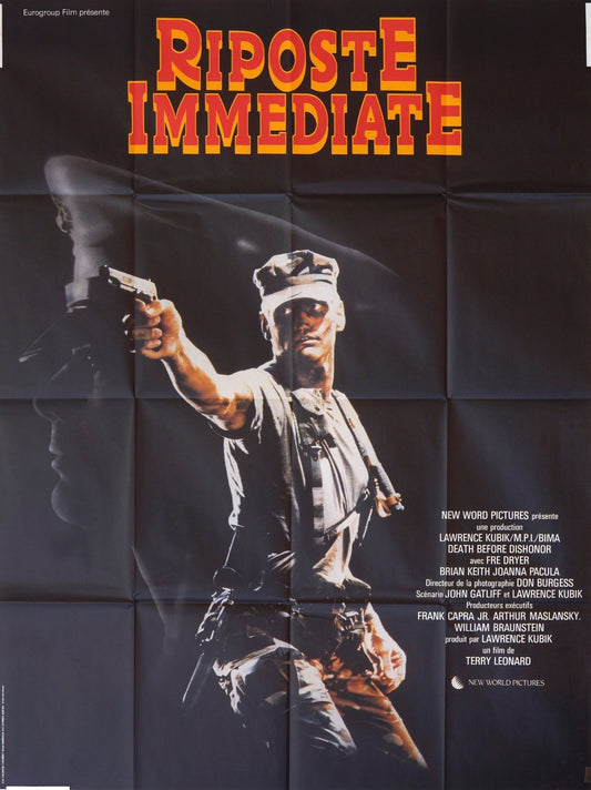 RIPOSTE IMMEDIATE LAWRENCE KUBIK ORIGINAL POSTER ORIGINAL 120x160