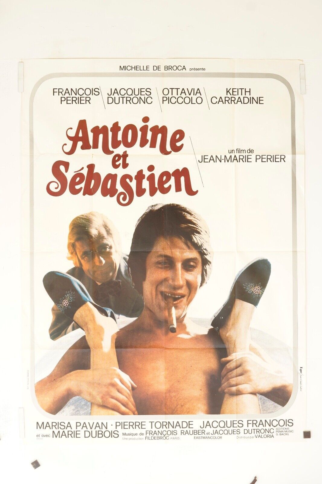ANTOINE ET SÉBASTIEN MOVIE POSTER ORIGINAL 120x160 FRANCOIS PERRIER