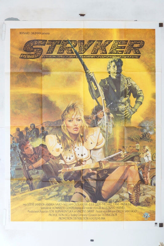 STRYKER 120X160 ORIGINAL POSTER STEVE SANDOR