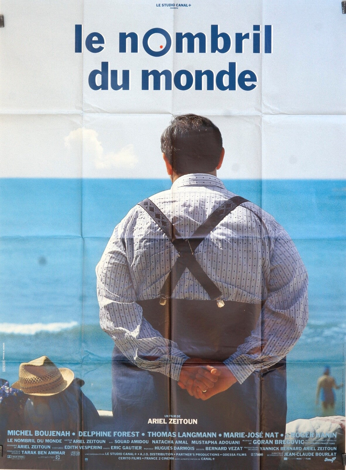 LE NOMBRIL DU MONDE MICHEL BOUJENAH MOVIE POSTER ORIGINAL 120x160