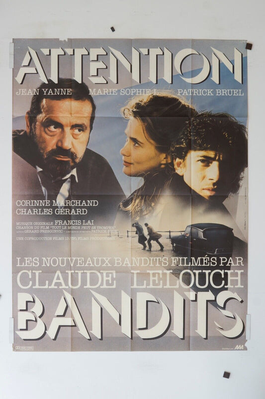 ATTENTION BANDITS POSTER (120X160) CLAUDE LELOUCH