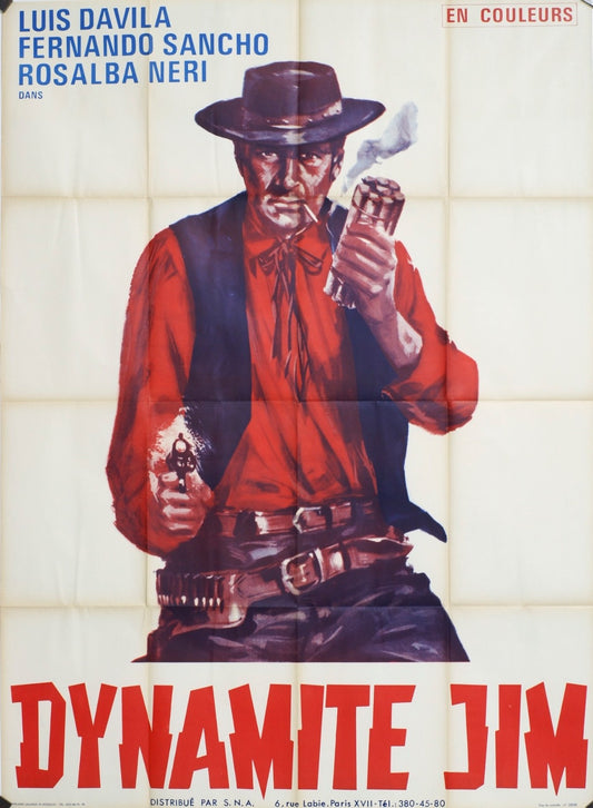 DYNAMITE JIM LUIS DAVILA MOVIE POSTER ORIGINAL 120x160