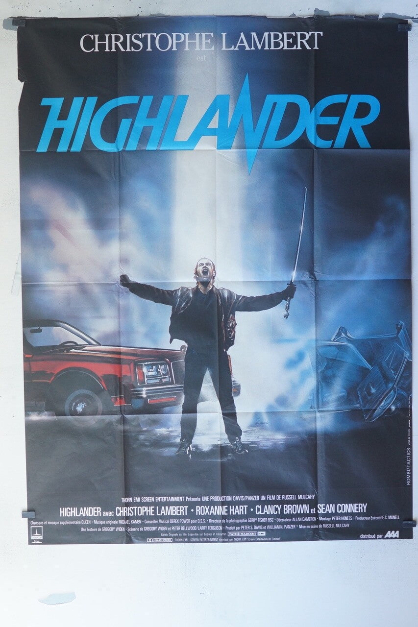 HIGHLANDER ORIGINAL 120x160 CHRISTOPHE LAMBERT