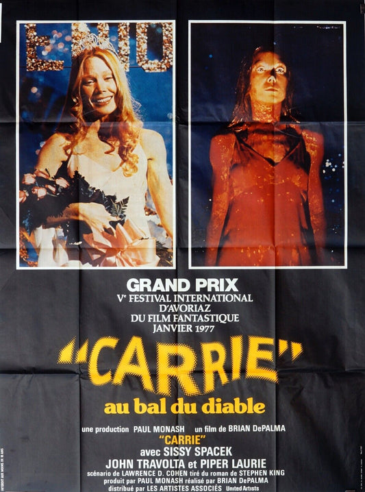 CARRIE AU BAL DU DIABLE MOVIE POSTER ORIGINAL 120X160 SISSY SPACEK