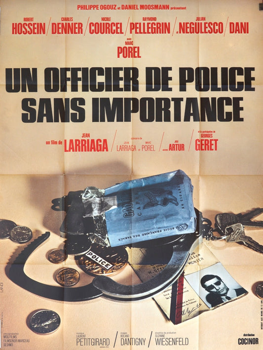 UN OFFICIER DE POLICE SANS IMPORTANCE ROBERT HOSSEINmovie poster ORIGINAL 120x16