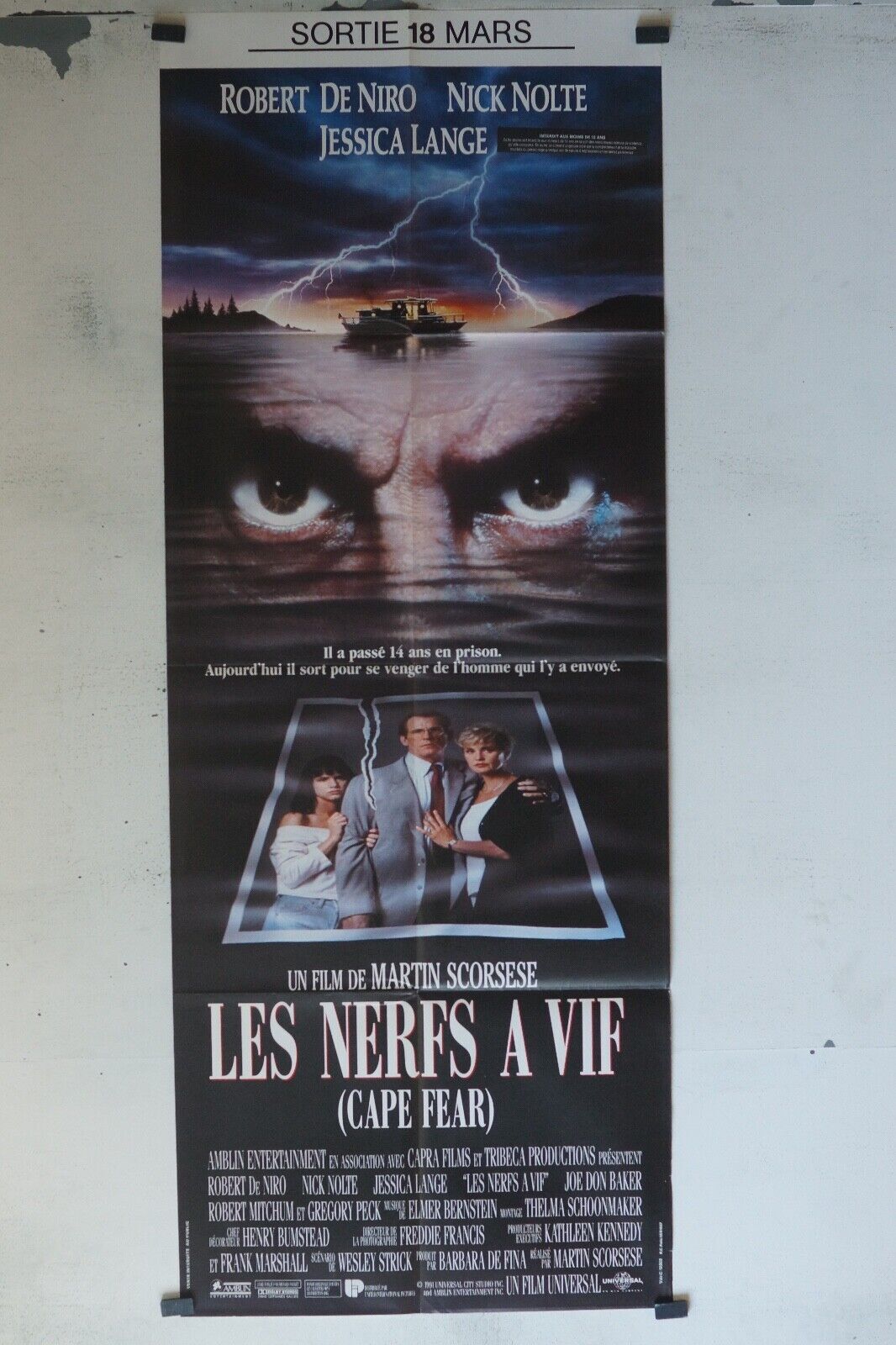 LES NERFS A VIF POSTER ORIGINAL (60x160)