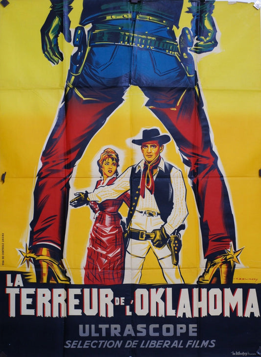 LA TERREUR DE L’OKLAOMA MARIO AMENDOLA 1979 MOVIE POSTER ORIGINAL 120x160