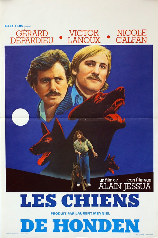 LES CHIENS (Belge) ORIGINAL 30X55