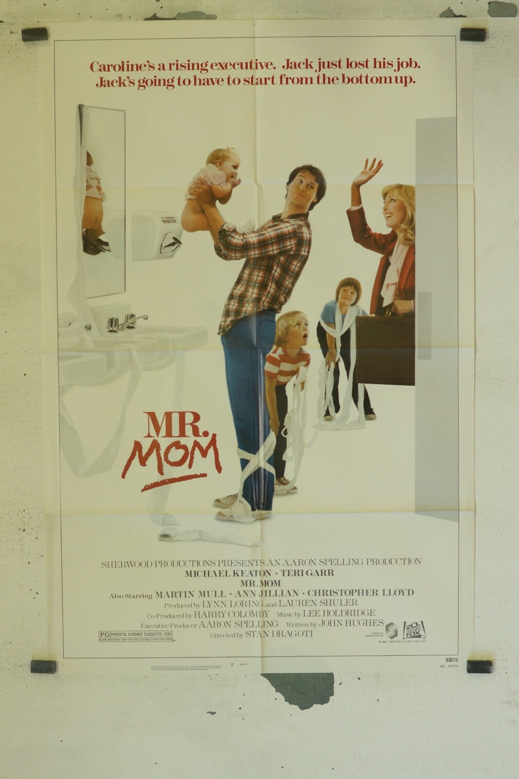 MR MOM (70X100) ORIGINAL MOVIE MICHAEL KEATON, TERI GARR