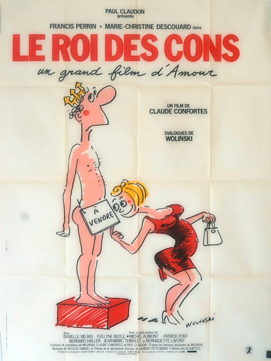 LE ROI DES CONS  FRANCIS PERRIN  MOVIE POSTER ORIGINAL 120x160