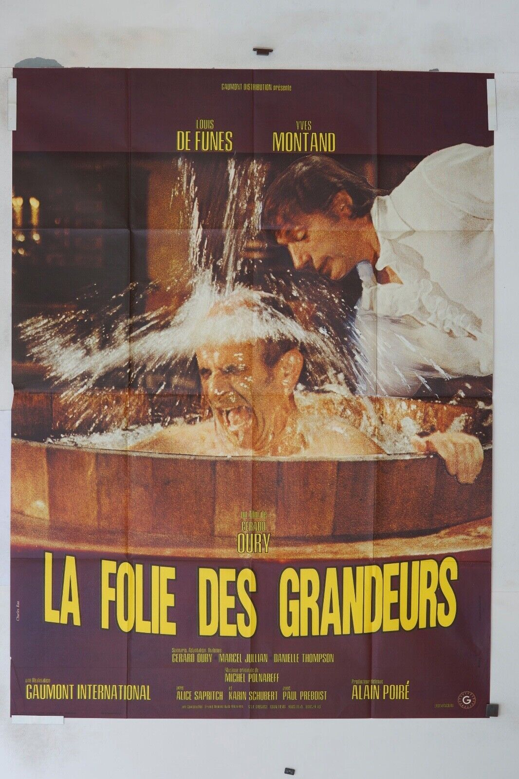 LA FOLIE DES GRANDEURS ORIGINAL MOVIE POSTER  120x160 LOUIS DE FUNÈS