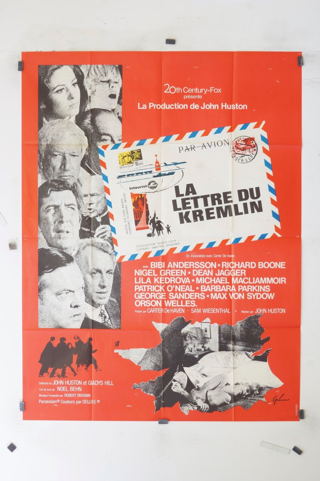 LA LETTRE DU KREMELIN BIBI ANDERSSON MOVIE POSTER ORIGINAL 120x160