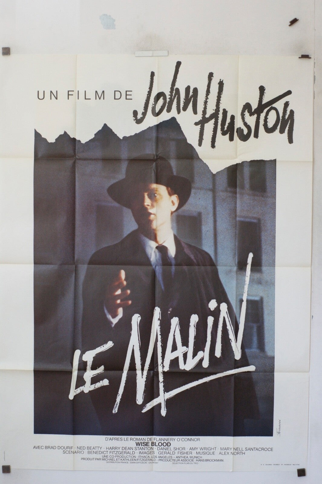 LE MALIN MOVIE POSTER ORIGINAL 120x160 JOHN HUSTON