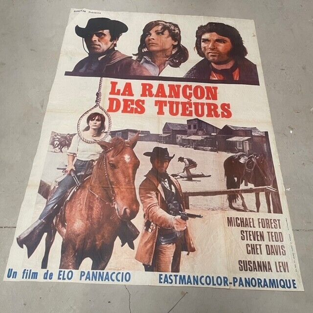 LA RANÇONS DES TUEURS, MICHAEL FOREST , MOVIE POSTER ORIGINAL 120x160