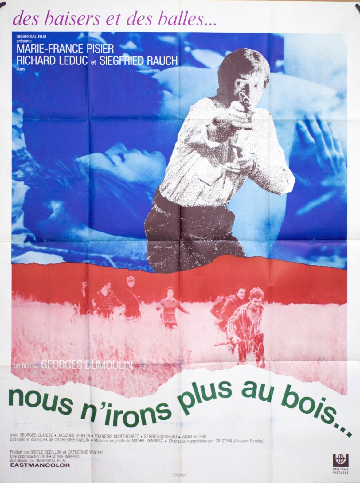 NOUS N’IRONS PLUS AU BOIS… ORIGINAL MOVIE POSTER 120x160 MAURICE PIALAT