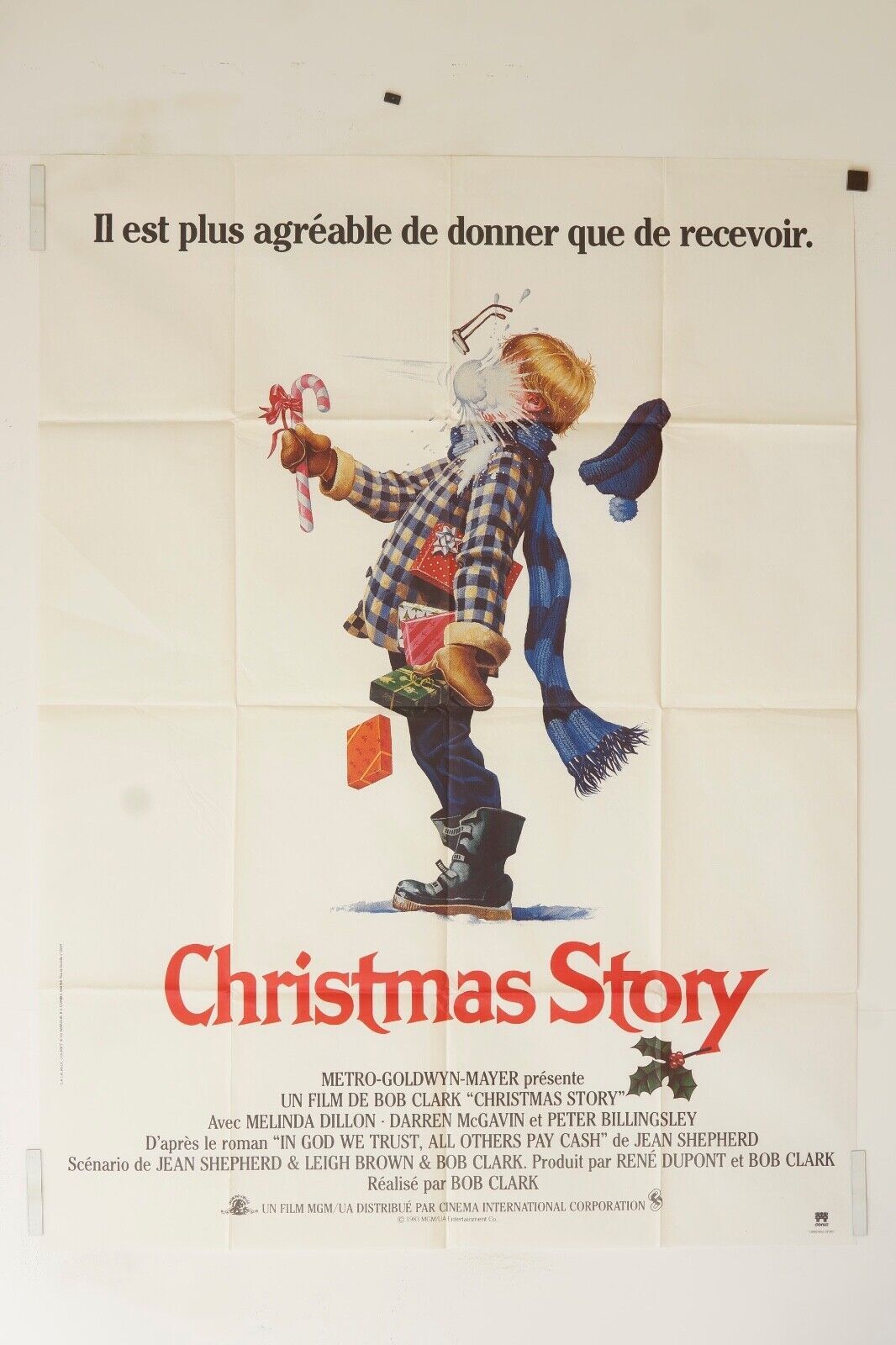 CHRISTMAS STORY movie poster ORIGINAL (120x160) MELINDA DILLON