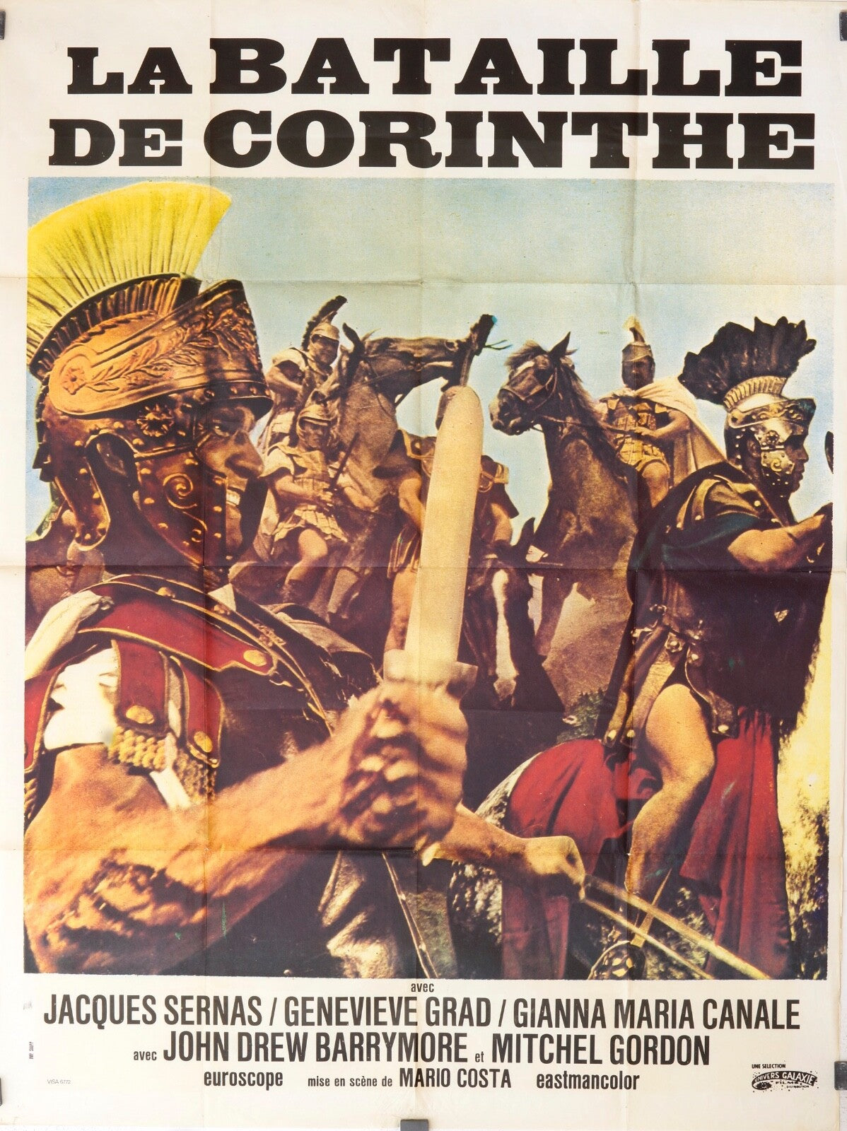 LA BAIGNEUSE FAIT DES VAGUES MOVIE POSTER ORIGINAL (120X160) JACQUES SERNAS